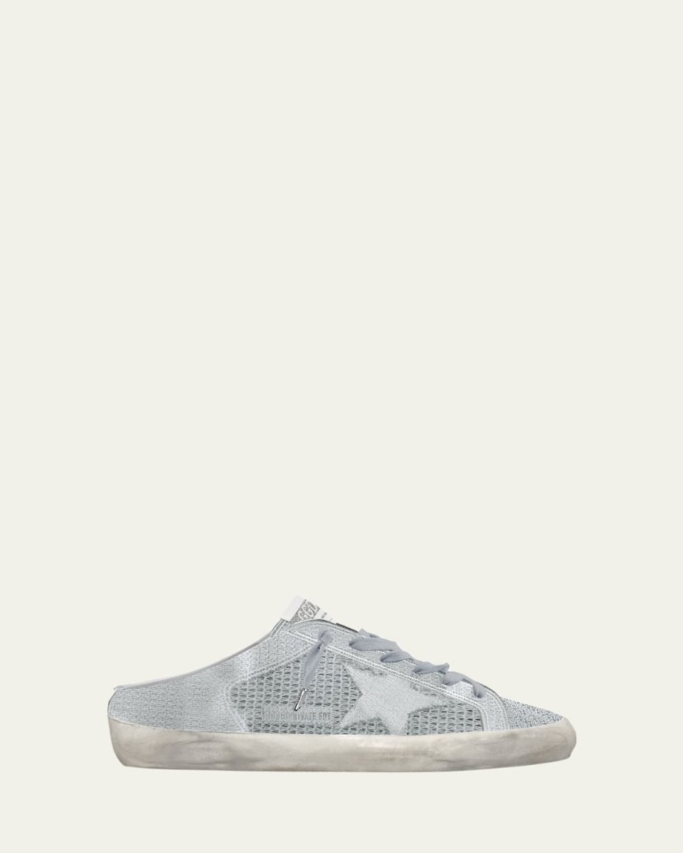 Sabot Embroidered Cotton Slide Sneakers